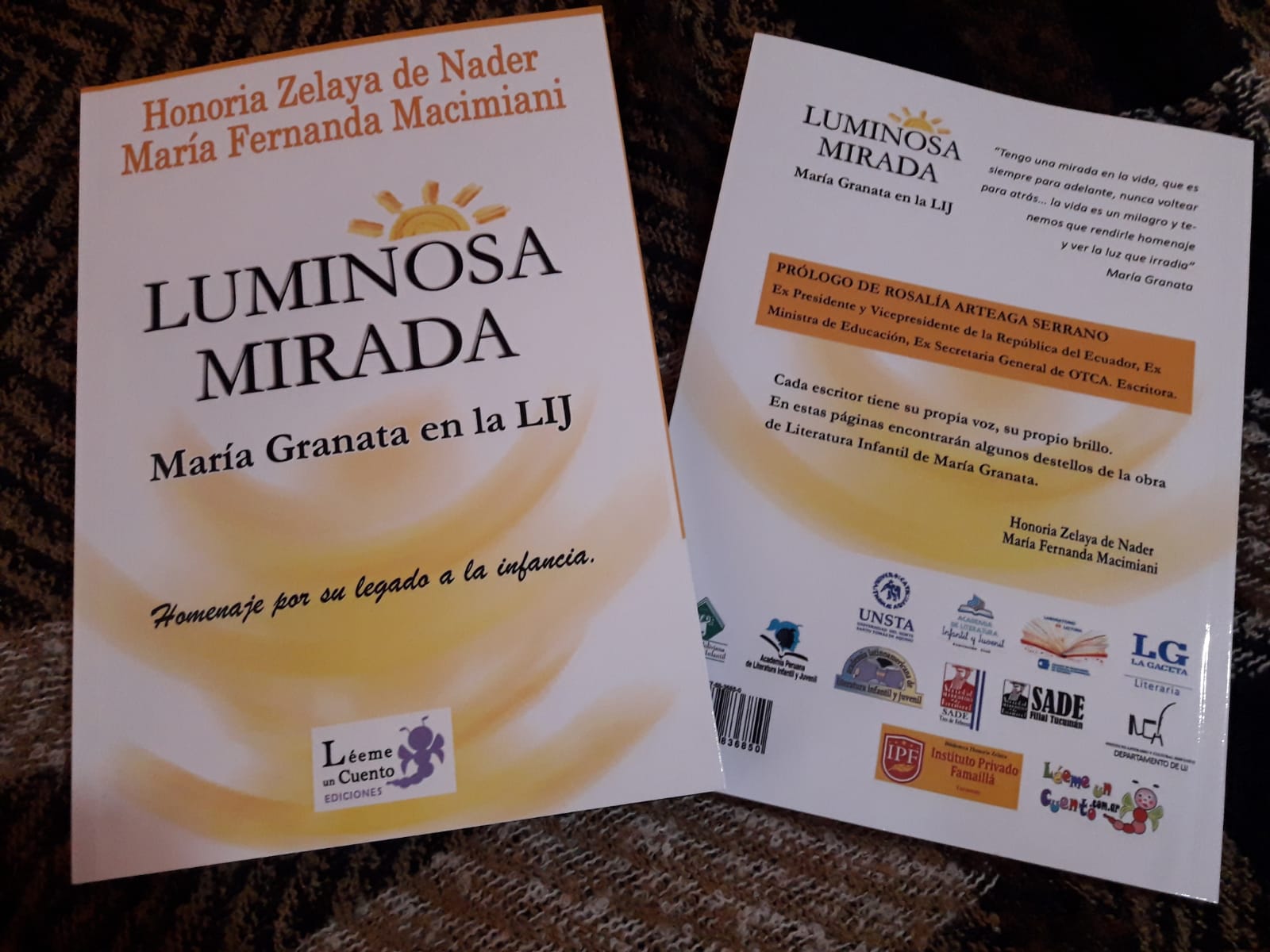 Libro María Granata en la LIJ de Honoria Zelaya y Fernanda Macimiani